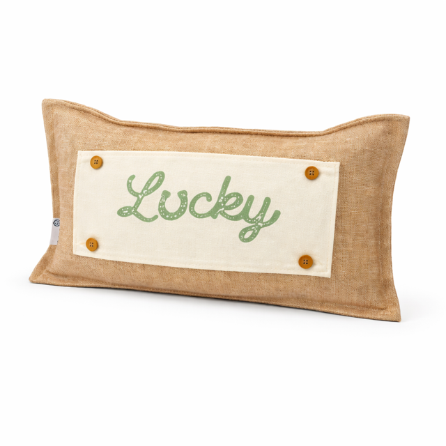 NEW! WINTER BUNDLE 26: 3 seasons +BURLAP pillow: LUCKY, XOXO, DEER