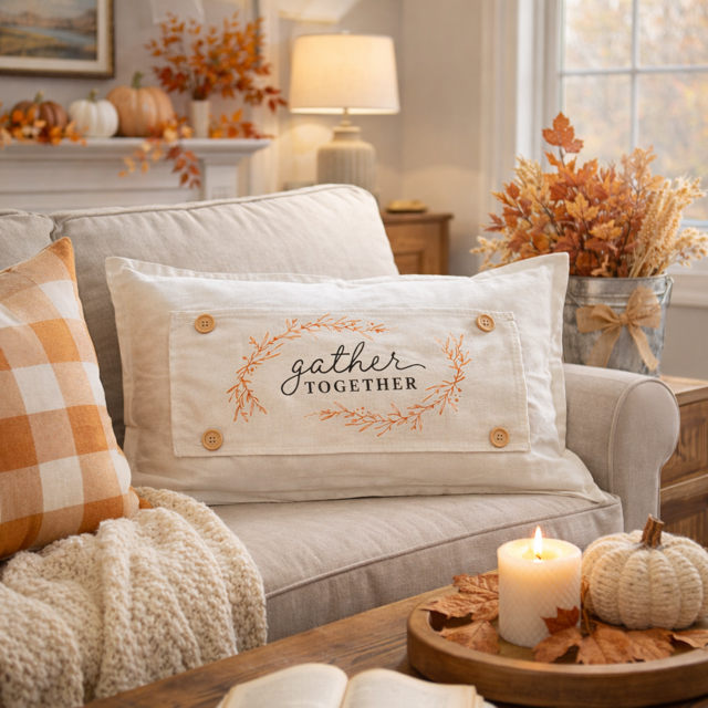 NEW! RECTANGLE SPRING/SUMMER/FALL BUNDLE: 3 seasons + BOHO REC. pillow: SPRING BIKE, OLD GLORY, GATHER TOGETHER