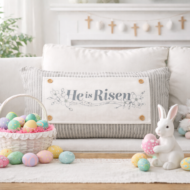 PILLOW ONLY (with fluffy insert): Galvinized Charcoal/Cream Farm Stripes: CREAM/ DARK CHARCOALSTRIPES PILLOW (with insert)