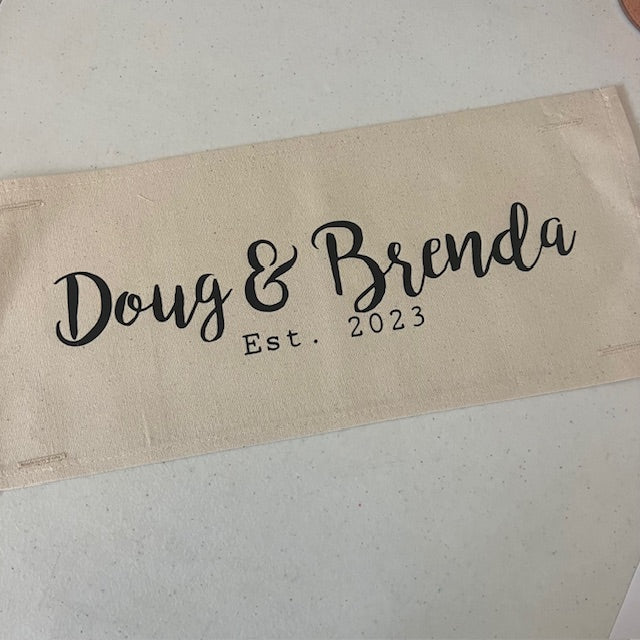 NEW! Custom WINTER Wedding Gift Bundle:  3 seasons + CHARCOAL/GALVINIZED STRIPES pillow + custom last name panel & BE MY VALENTINE / DEER / CUSTOM LAST NAME PANEL