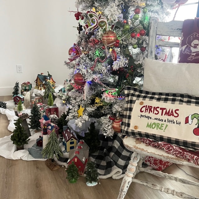 Custom Wedding Gift Bundle: 3 seasons + BURLAP pillow + custom last name panel: XOXO, TRACTOR, SLEIGH RIDE, CUSTOM LAST NAME PANEL