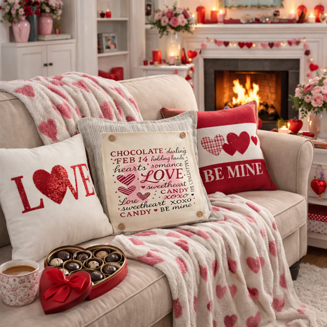 PANEL ONLY: SQUARE Holiday Pure & Simple Aesthetic Classy Clean Boho Heart Cursive Honest Natural Love Winter, Valentine's, Hearts, Red, Pink: SQUARE VALENTINE'S SUBWAY WORD ART