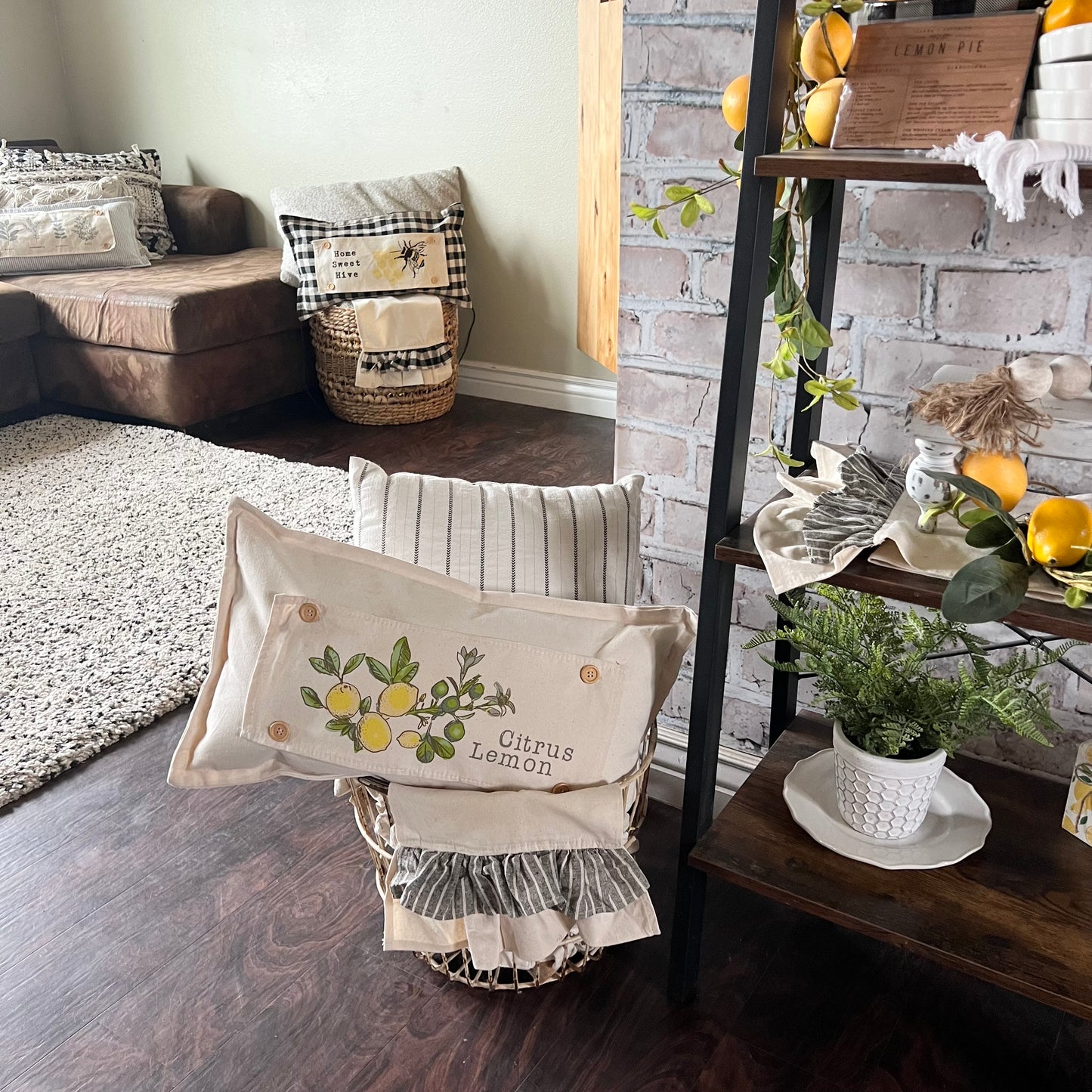 BUNDLE GIFT DEAL: Spring / Summer Mother's Day Set of these 4 panels:Mom Day, CUSTOM PANEL, BARN QUILT, HOME SWEET HIVE, CITRUS LEMON