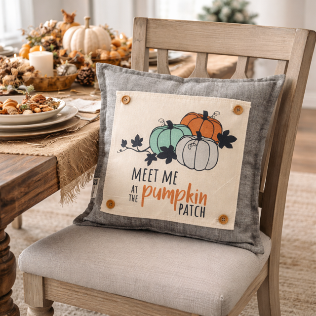 NEW! SPRING/SUMMER/FALL BUNDLE: 3 seasons +Square Gray pillow: JESUS TOMB, AMERICA 1776, MEET IN PUMPKIN PATCH