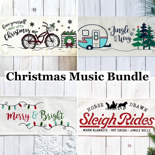 NEW! 4-PACK Bundle Deal: Christmas Music Bundle SAVE! SLEIGH RIDE, JINGLE BELLS,