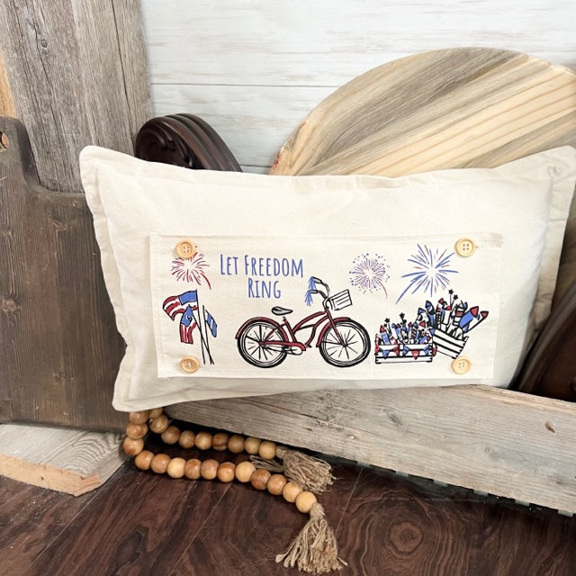 Holiday Panel: Summer; Fireworks Bike 4th of July American, FIREWORK BIKE