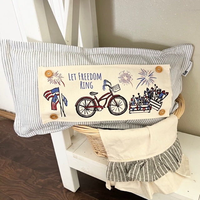 Holiday Panel: Summer; Fireworks Bike 4th of July American, FIREWORK BIKE