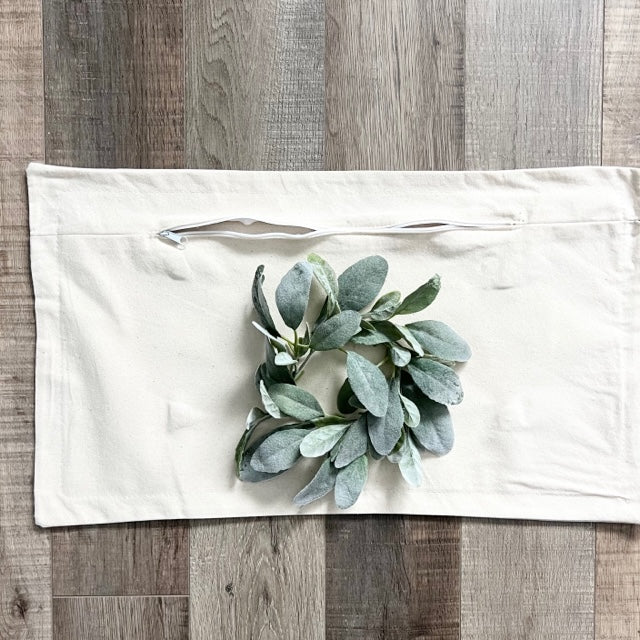 COVER ONLY: NATURAL CREAM BOHO COVER (no insert)