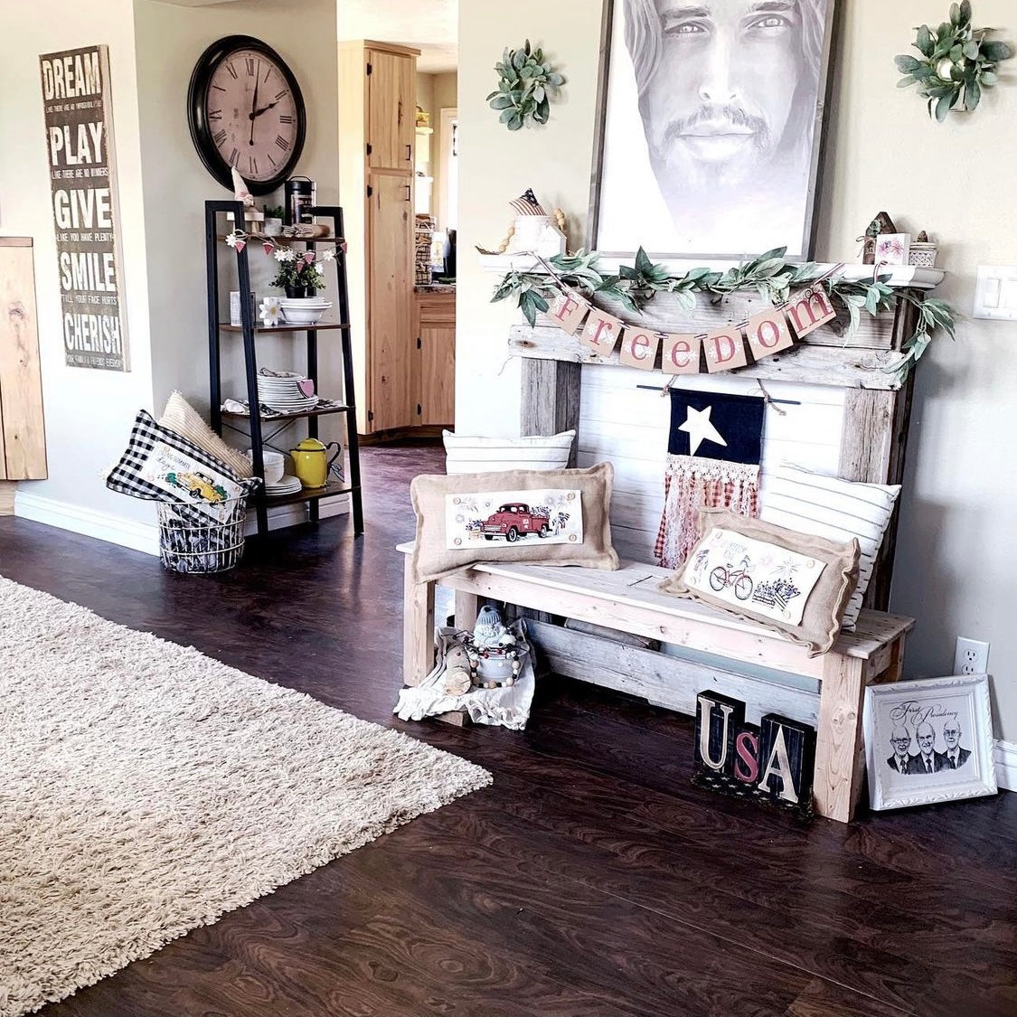 Holiday Panel: Summer; Fireworks Bike 4th of July American, FIREWORK BIKE