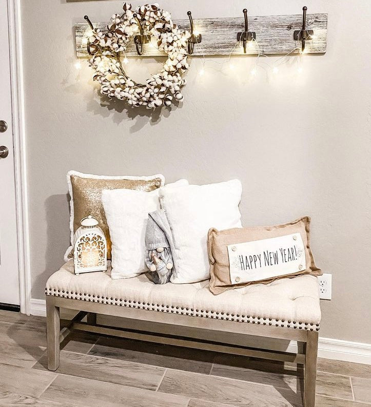 Pillow ONLY (with fluffy insert): Country Idaho Potato Sack Burlap: BURLAP PILLOW (with insert)
