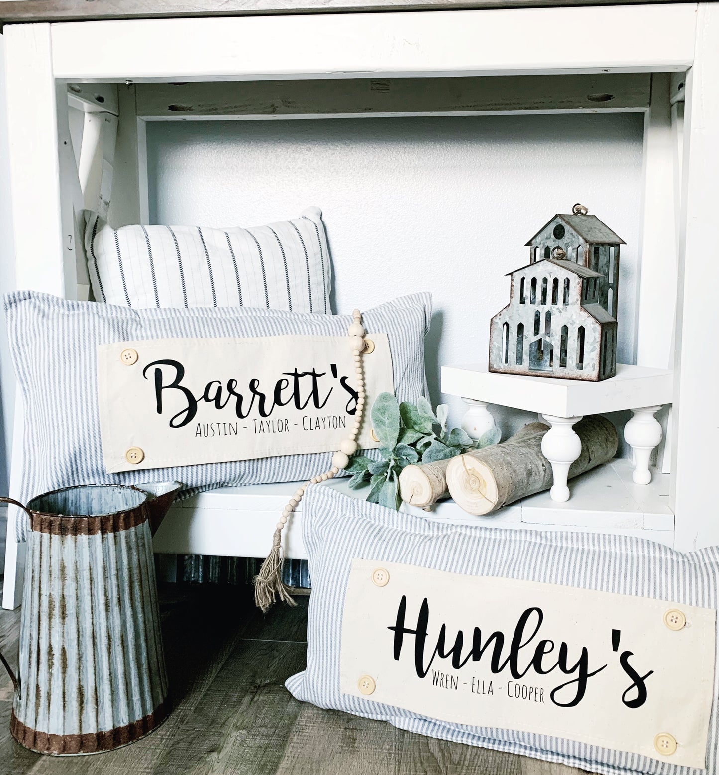 Personalized Panel: Memory Custom Family Names; Neutral CUSTOM PANEL