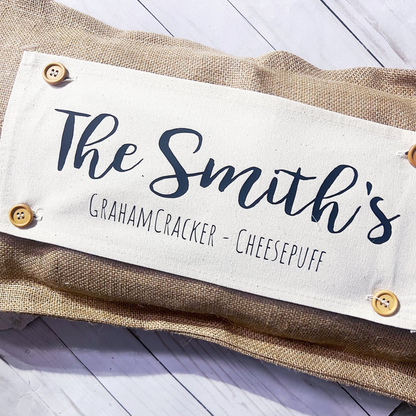 Personalized Panel: Memory Custom Family Names; Neutral CUSTOM PANEL