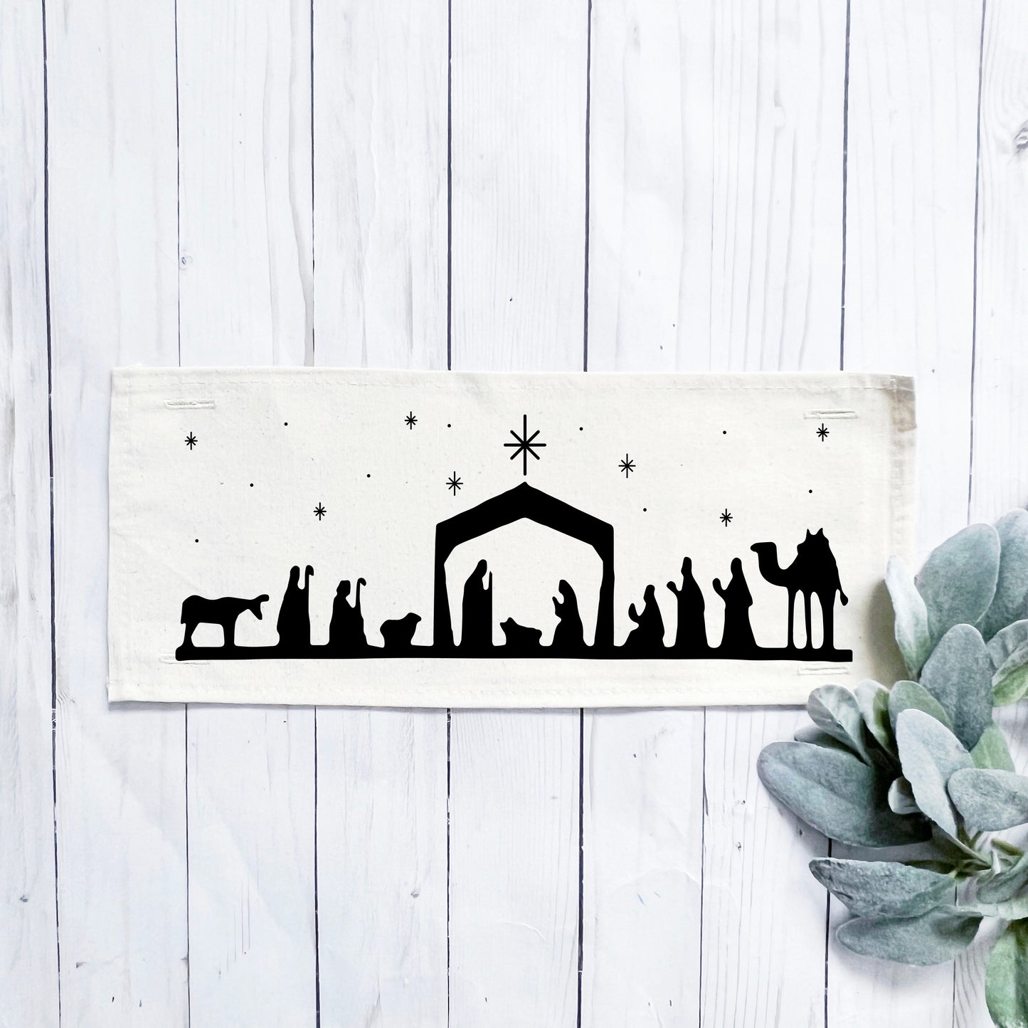 Holiday Panel: Winter, Christmas; Nativity