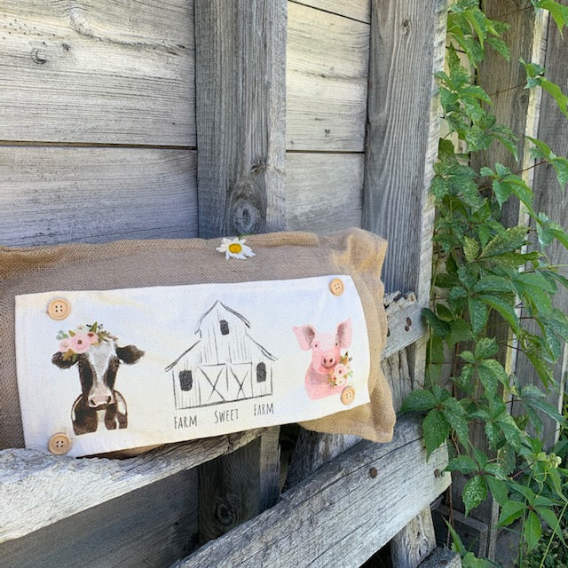 BUNDLE DEAL: Spring Season Panels (4 pack) SAVE!!!: Spring Bike / Clover / Farm Animals / Three Bees