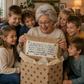 PANEL ONLY: RECTANGLE Custom Memory PANEL: Grandkids/Nana/Mimi/Aunt Name/Grandma Mother's Day Mom Gift, GRANDBLESSINGS PANEL