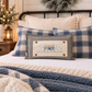 NEW! PANEL ONLY: RECTANGLE Winter; Blue, Chilly, Cold, Snowflakes, Scarves; 3 SNOWMEN