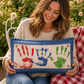 PANEL ONLY: RECTANGLE Custom Memory PANEL: Fall, Autumn, Mother's Day,Thanksgiving, Christmas; Turkey Hands Paintable Mimi, Granny, Gramma, Nana, Grandma's Helper CUSTOM HANDPRINT PANEL