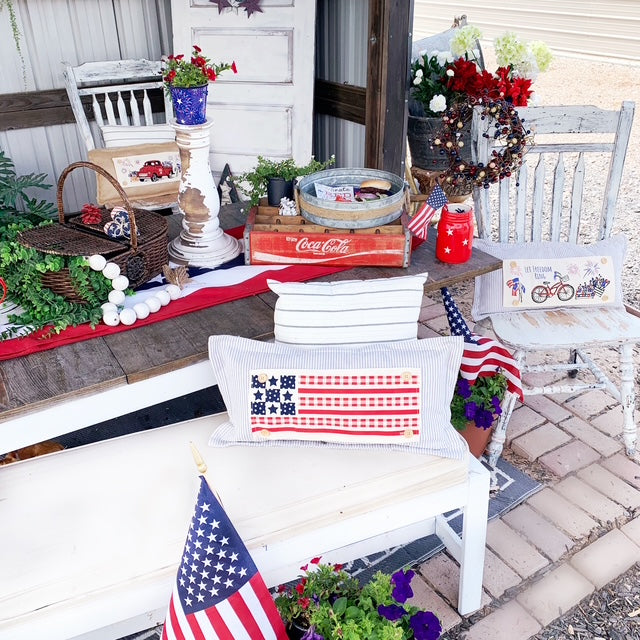 BUNDLE DEAL: Patriotic Bundle (4 pack) SAVE!!!:AMERICA 1776 / QUILTED BARN FLAG / OLD GLORY FLAG / FIREWORKS TRUCK