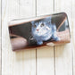 Kitty Cat Wallet: for Teen/College/Mom/Working Gal: HIDDING GRAY KITTY