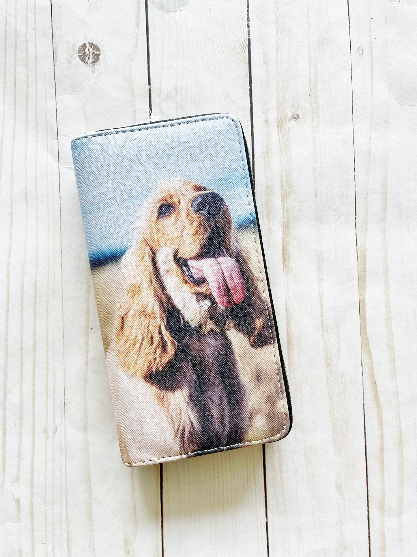 Dog Wallet: Fur Baby, for Teen/College/Mom/Working Gal: SPANIEL PUPPY WALLET