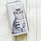 Kitty Cat Wallet: for Teen/College/Mom/Working Gal: TIGGER STRIPPED GRAY KITTY