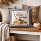 PANEL ONLY: SQUARE Fall, Autumn Thanksgiving Change Fall Leaf Leaves Tree Branch ACORNS