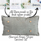 SEASONAL BUNDLE SET: Charcoal/Cream Stripes Pillow (comes with foam insert and these 4 panels in back pocket); Winter Spring Summer Fall Autumn: Thankful Pumpkins, Jack Frost Snowman, Farm Animals/Barn, America 1776