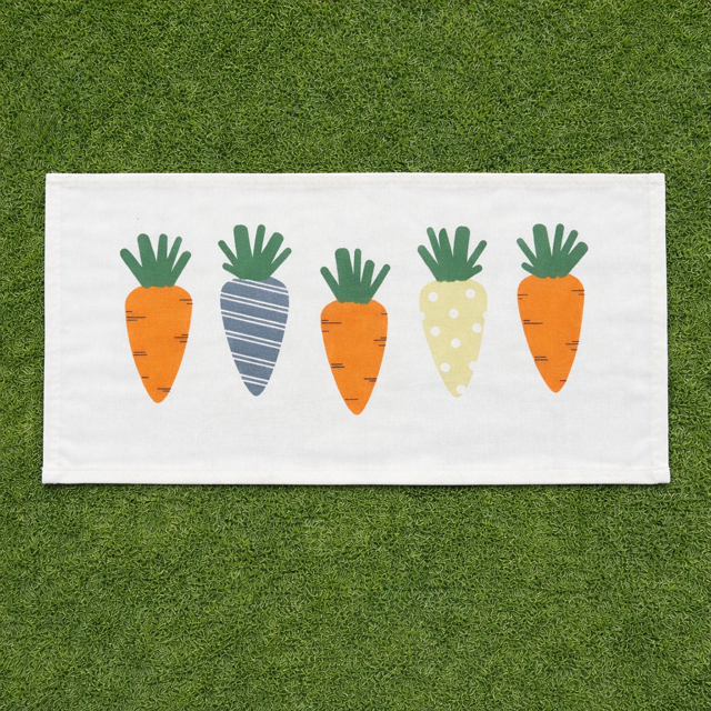 NEW! SPRING/SUMMER BUNDLE:  3 seasons +BLUE POLKA DOT pillow:  STRAWBERRY PATCH CARROT PATCH, BARN QUILT FLAG