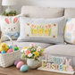 PANEL ONLY: RECTANGLE Spring, Easter bunny, Baby animals, Egg; EASTER EGGS HATCHED CHICKS