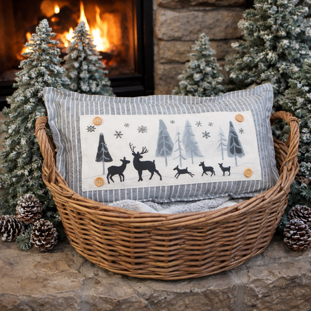 12 PANELS ONLY BUNDLE: RECTANGLE throw pillow Year of Panels Bundle SAVE!!!: DEER, XOXO, LUCKY, QUILTED EGGS, PEONIES, LIFE IS SWEET, USA MAP, HOME SWEET HOME, FALL BIKE, HAUNTED HOUSE, THANKSGIVING PIE, MERRY & BRIGHT