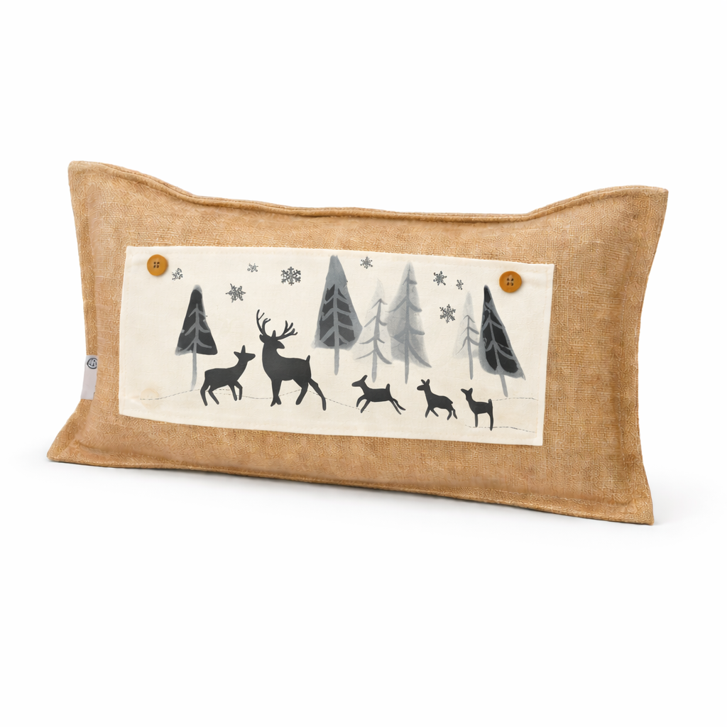 PILLOW ONLY (with fluffy insert): Country Idaho Potato Sack Burlap: BURLAP PILLOW (with insert)