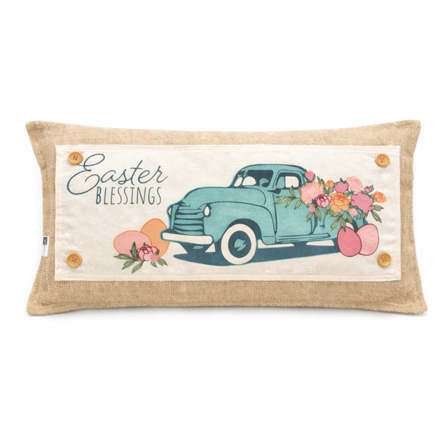 PILLOW ONLY (with fluffy insert): Country Idaho Potato Sack Burlap: BURLAP PILLOW (with insert)