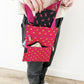 Gift for: Teen/College/Mom /Working Gal:  Pink Polka Dot Messanger bag purse