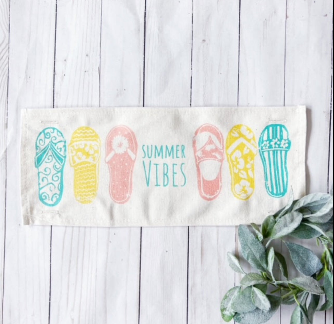 BUNDLE DEAL: Summer Sunshine Panels (4 pack) SAVE!!!: Home Sweet Hive /Quilted Barn Flag / Vintage Flip Flops / Summer Camper