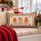 NEW! PANEL ONLY: RECTANGLE Winter; Vintage Christmas Santa, Baking, Memories; GINGERBREAD