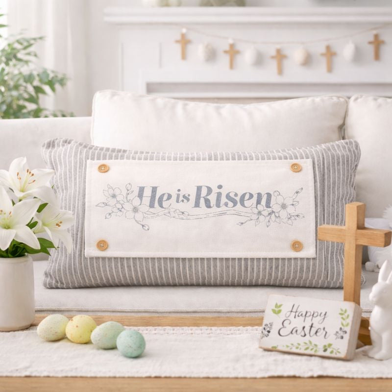 PILLOW ONLY (with fluffy insert): Galvinized Charcoal/Cream Farm Stripes: CREAM/ DARK CHARCOALSTRIPES PILLOW (with insert)