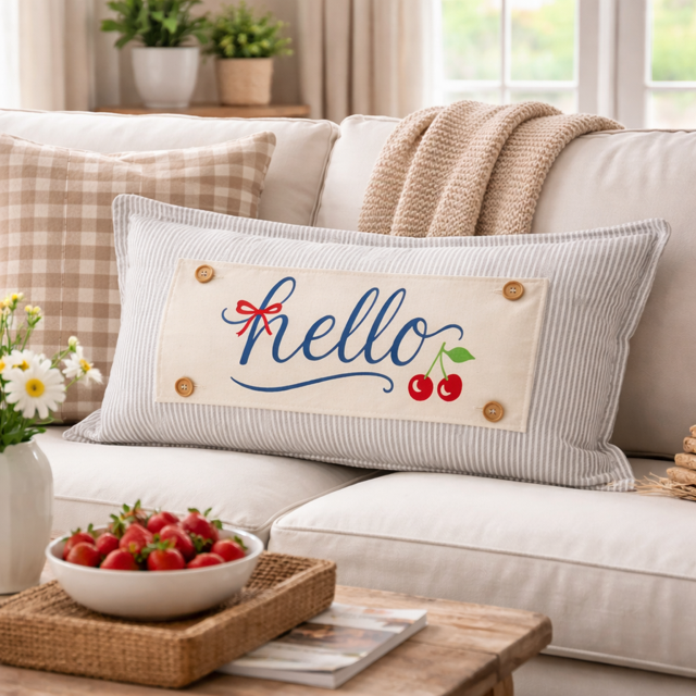 Bundle Deal: Summer Bundle (4 pack) SAVE!!!:HELLO CHERRY, OLD GLORY, USA MAP, HOME SWEET HOME