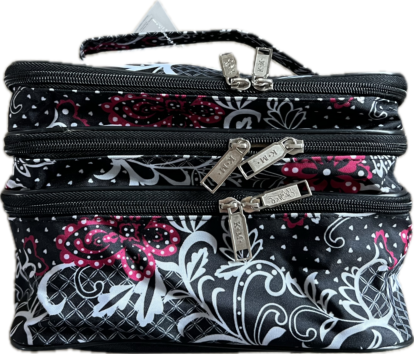 Gift for: ALL THE GALS!   Paisley Pop-up Cosmetic Compartment Make-Up Bag Purse