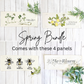 BUNDLE DEAL: Spring Season Panels (4 pack) SAVE!!!: WHITE CLOVER / LEMONS / THREE BEES / HE IS RISEN