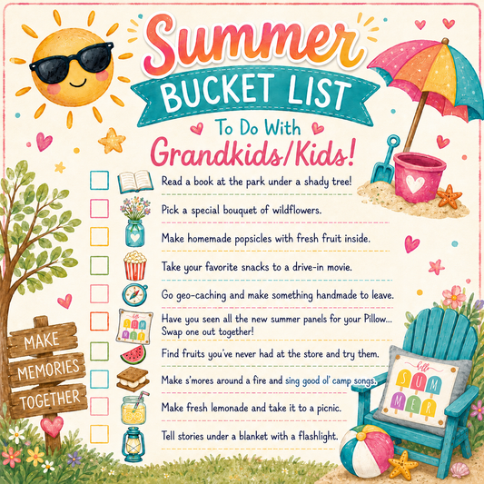 FREEBIE Tip Card:  SUMMER BUCKET LIST!
