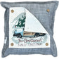 SQUARE BUNDLE SET: Charcoal Gray Solid Pillow (comes with foam insert and these 4 panels in back pocket); Winter Spring Summer Fall Autumn:  FALL BRANCH, SUMMER POPSCICLE, SPRING RAIN BOOT/UMBRELLA, SKI LODGE CHAIRLIFT