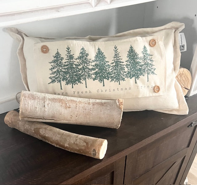 NEW! Custom WINTER Wedding Gift Bundle:  GRAY TICKING STRIPE pillow + custom last name, EVERGREENS / BE MY VALENTINE / CUSTOM PANEL