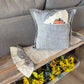 Custom Wedding Gift Bundle:  3 seasons + SQUARE GRAY pillow + custom last name panel:  PUMPKIN PATCH, SUMMER POPSICLES, VALENTINE HEARTS, CUSTOM LAST NAME PANEL