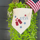 Glitter Holiday Pennant Wreath / Swag Banner: Summer BBQ American America Flag Old Glory Sparkly Fireworks Stars and Stripes 4th of July Firecrackers USA FIREWORKS