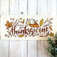 Holiday Panel:  Autumn Fall Leaf Leaves November Thanksgiving Day Dessert Pumpkin Pie