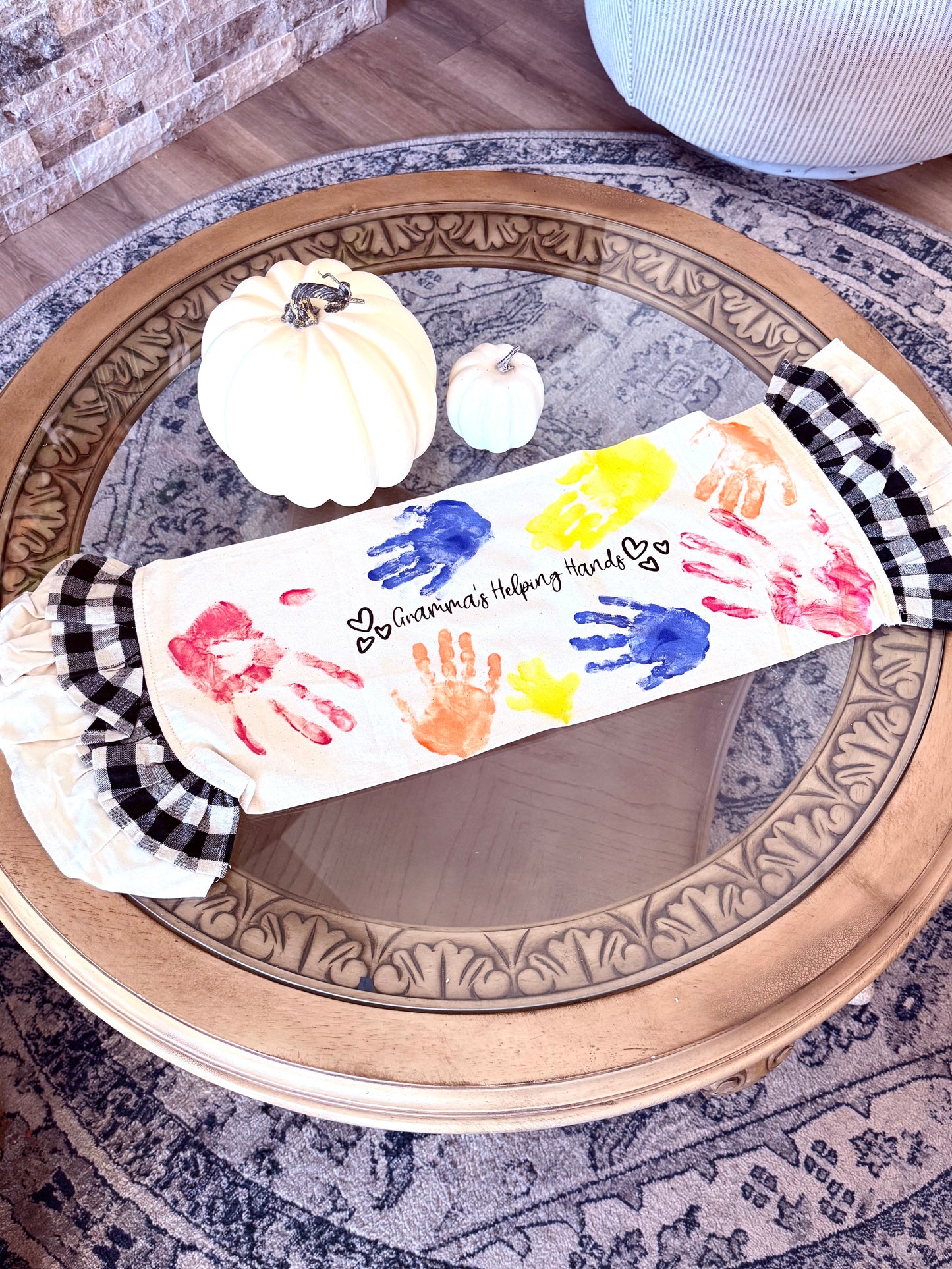 Custom Table Runner: BUFFALO CHECK RUNNER