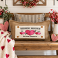 PANEL ONLY:  RECTANGLE Holiday Panel: Valentines, Winter, Love, Hugs, Kisses, Passion, Red, Wife Husband, Boyfriend, Girlfriend, Spouse, Kids, Vintage, Farmhouse, Heart; KISSING BOOTH