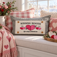PANEL ONLY:  RECTANGLE Holiday Panel: Valentines, Winter, Love, Hugs, Kisses, Passion, Red, Wife Husband, Boyfriend, Girlfriend, Spouse, Kids, Vintage, Farmhouse, Heart; KISSING BOOTH