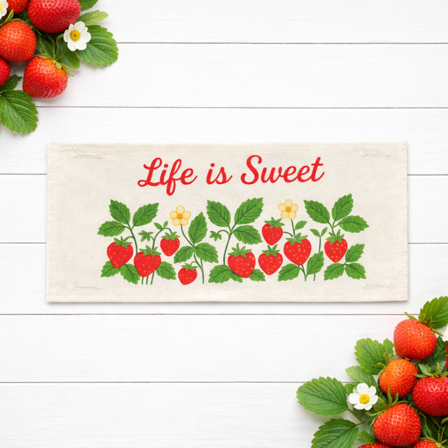 NEW! SPRING/SUMMER BUNDLE:  3 seasons +BLUE POLKA DOT pillow:  STRAWBERRY PATCH CARROT PATCH, BARN QUILT FLAG