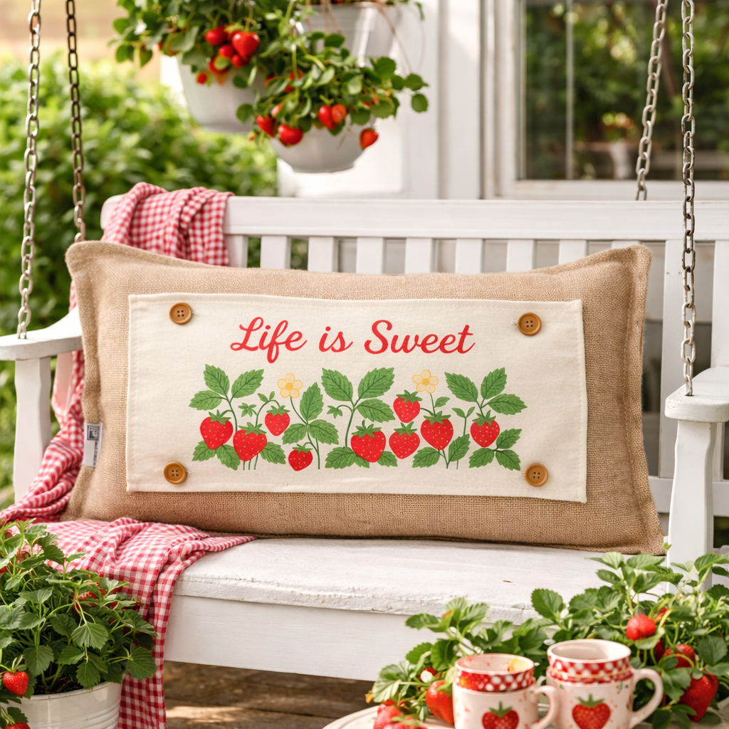 NEW! RECTANGLE SUMMER/FALL BUNDLE:  3 seasons + CHARCOAL REC. pillow:  LIFE IS SWEET, BARN QUILT, NEW WELCOME
